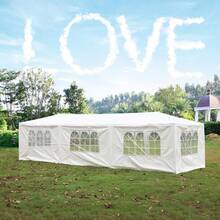 10'x30 Canopy Tent Gazebo Wedding Party Tent Heavy Duty 5 Removable Walls White - 1 - View 2