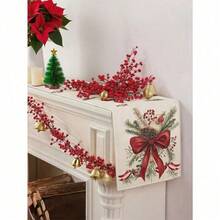 1 Stuk Kerstvogel Tafelloper, Decoratieve Kersttafelloper, Kersttafelloper In Linnenlook, Tafelloper, Tafelloper, 1 Stuk Tafelloper, 4 Stuks Placemats, 1 Stuk Kussenhoes, 3 Producten Beschikbaar, Seizoensgebonden Woonaccessoires, Feestartikelen Voor Binnen En Buiten, Winterse Woonaccessoires, Kerstdecoratie, Kerstkamerdecoratie, Kerstfeestdecoratie