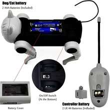 Juguete Robot Perro Interactivo con Control Remoto para Niños y Niñas Mascota Electrónica con Movimiento - Blanco - Ver 9