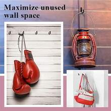 10 Pieces Zinc Alloy Antique Wall Mounted Delicate Small Hooks With Screws For Home Hanging Keys, Towel, Hat, Coat, Kitchen Supplies Etc (Bronze),Bronze - 銅色 - 查看 6