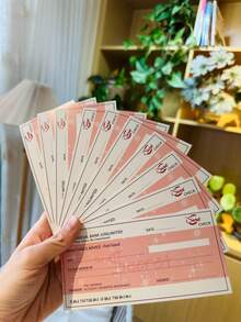 20/30pcs The Secret Manifesting Blank Cheques Print Affirmation Check, Manifest Money, Law Of Attraction, Dream Board, Motivational Decor, Spiritual Artwork, Durable Cards, Desire Map, Gratitude Journal, Spiritual Seekers, Mindset Coaches