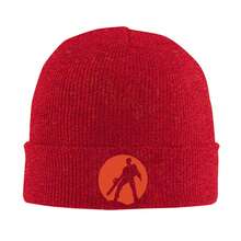 Ash Vs  (Red) Winter Skull Cap - Warm Knitted Hat With Iconic Ash Vs Evil Dead Logo, Unisex Casual Winter Hat, Winter Hat, Cold Weather Gear, Sports Design, Durable Structure, Cold Weather Wear - Red - View 17