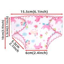 Phụ kiện búp bê - Tã, Yếm, Túi đựng đồ trưng bày trong suốt, Túi tote, Phù hợp cho búp bê 14-18 inch - Nhiều màu - Xem 10
