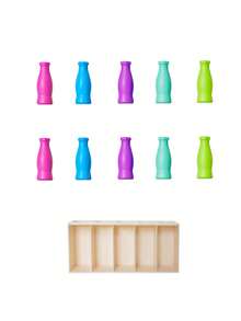 Memory Bottle Color Matching Game - A Strategic Floor Game Suitable For Classroom Ice-Breaking And Family Entertainment, Which Can Improve Cognitive Abilities. A Fun Group Party Game And A Unique Christmas Gift.