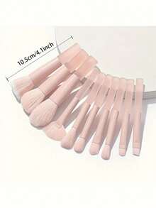 13支亚克力手柄迷你化妆刷套装，包含腮红刷、修容刷、眼影刷、遮瑕刷，柔软易用，旅行化妆刷套装，尼龙刷毛，适合所有肤质，不含酒精，掌式刷头，持久耐用的化妆神器，精致实用，功能齐全。多功能化妆工具，化妆刷套装，化妆刷套装，化妆刷套装，全套化妆刷，化妆刷套装，化妆刷套装，化妆礼盒套装 - 彩色 - 查看 8