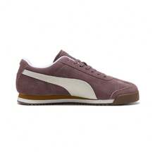 Men's Puma Roma Suede Raisin-Puma White (398635 11) - Purple - View 6
