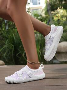 户外涉水鞋、速干沙滩鞋、户外泳池戏水鞋、室内健身跑步跳绳专用运动鞋 - 白色 - 查看 2