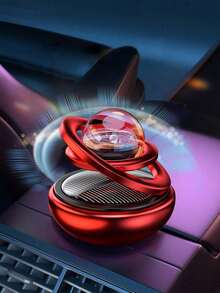 1 pieza Adorno giratorio para auto con perfume solar (Incluye 1 almohadilla de colonia sólida) - Multicolor - Ver 5