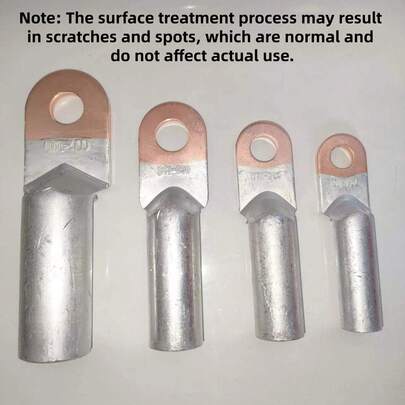 Multi-Piece Copper Aluminum Connector Crimping Terminal Connector Kit, Wiring Terminals, High Conductivity, Corrosion Resistant, Electrical, Automotive Wiring