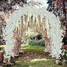 1件/3件 絲綢櫻花藤 人造花 仿真櫻花植物 秋季裝飾 婚禮花瓶 家居餐廳臥室裝飾品 節日生日派對配件 (由於光線、顯示等原因，實際產品可能存在輕微色差) - 白色 - 查看 8