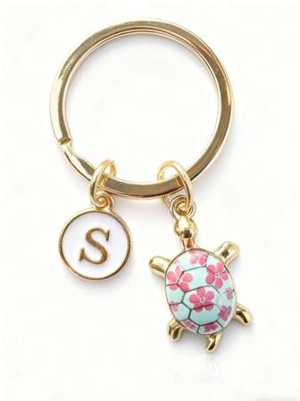个性化海龟钥匙扣，海龟钥匙圈，个性化礼物，旅行海龟包挂饰，送给妈妈的幸运符礼物，送给海龟爱好者的创意礼物，包包挂饰，汽车，老师，朋友，姐妹礼物创意