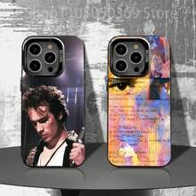 Funda para teléfono J Jeff B Buckley para 17 16 15 14 13 12 11 Pro Max Plus E cubierta negra mate a prueba de golpes funda rígida móvil protección total diseño musical accesorios smartphone carcasa - Z7 - Ver 1