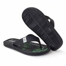 kit 3 Pares Chinelo Masculino Chinelo Kit Chinelo Sandália Masculina Praia Verão Dia a Dia - Azul Cinza Verde - Visão 3