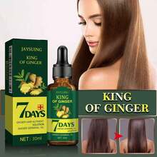 Ginger Hair Care Essential Oil - Refreshing, Nourishing Scalp, Strengthening Hair Follicles, Nutritious Hair Serum - Green - View 1