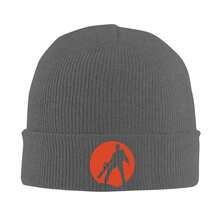 Ash Vs  (Red) Winter Skull Cap - Warm Knitted Hat With Iconic Ash Vs Evil Dead Logo, Unisex Casual Winter Hat, Winter Hat, Cold Weather Gear, Sports Design, Durable Structure, Cold Weather Wear - Red - View 9