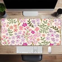 Large Pink Peach Blossom Mouse Pad, Gaming Desk Mat, Big Keyboard Pad, Washable, Rubber Non-Slip Bottom, Stitched Edge, Gift Mouse Pad, Desk Protector, Study Pad, Multiple Sizes Available, Computer Keyboard Mat, Laptop Pad Desk Accessories Office Supplies Office Office Desk Accessories Mousepad Mouse Pad For Desk - Pink Peach Blossoms - View 14