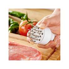 1PC Kitchen Meat Tenderizer, Camping Kitchen Tool, Stainless Steel Meat Tenderizer, Suitable For Home Kitchen ScenesTools For Making Steak(Random Color) - Random - View 9