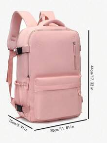 女士背包，大容量旅行背包，通勤/上学背包，时尚笔记本电脑包，短途商务旅行行李包，学生背包，学习用品，学生书包，背包，学生背包 - 彩色 - 查看 6