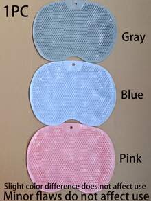 1/2/3 silikonowe gąbki do masażu pleców z , szczotka peelingująca Slouchy, drapak do pleców z przyssawką pod prysznic, mata do masażu stóp, odpowiednia do peelingu i czyszczenia stóp pod prysznicem. Wielofunkcyjna silikonowa mata łazienkowa do peelingu pleców i stóp, antypoślizgowa mata do masażu pod prysznicem. - jasnoróżowy - Zobacz 12