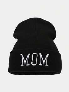 1顶男女通用Y2K风格刺绣“妈妈”针织帽，适合户外、休闲、冬季通勤等多种场合 - 針織帽 - 查看 22