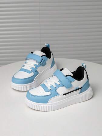 一双新款时尚运动鞋，男女童皆宜，简约百搭，防滑耐穿，适合儿童室内外活动，跑步鞋