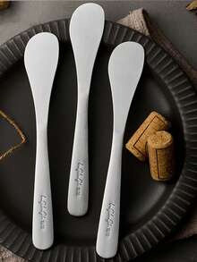 1/2/4pcs Butter Spoon, Stainless Steel Butter Spoon, Cheese Spreader, Jar Spreader, Metal Jar Spatula, Household Jar Spatula, Butter Spatula, Kitchen Butter Spatula, Multifunctional Cream Spatula, Kitchen Gadgets, Kitchen Supplies,Father's Day, Mother's Day, Christmas, Thanksgiving, Halloween,Ramadan, Valentine's Day Gifts - Multicolor - View 7