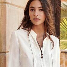 Crystal Necklaces For Women Men, Energy Necklace For Protection, Crystals And Healing Stones Pendant Jewelry For Spiritual,Redtigereye(3beads) - Redtigereye (3 hạt) - Xem 5