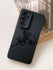 Funda para  con temática de Cupido, apta para los modelos  17 Air, 16E, 15, 14, 13, 12, 11, XS Max/XR/Mini/Pro/Plus/Pro Max, compatible con Samsung S25/S24 Ultra/S23 FE/S22 Plus/ S21/S20/A81/A55/A54/A35/A34/A32/A25/A24/A21S/A16/A15/A13/A12/A06/A05/A04/A03, OPPO Reno/FIND/A/F, VIVO S/Y/V, series /Redmi/POCO/NOTE, series Honor X. Fundas de TPU para teléfonos que ofrecen protección a prueba de golpes, caídas y manchas, esenciales para uso personal o para regalar. Perfectas para San Valentín, Halloween, Navidad, Año Nuevo y todas las ocasiones festivas. - Negro - Ver 4