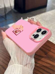 Funda para teléfono con diseño de naipes de tigre, compatible con teléfonos ,  17,  16 Pro Max,  15 Pro Max,  13 y  12. Fabricada en TPU con un proceso de electrochapado de alta calidad que ofrece protección contra golpes y caídas. Un regalo perfecto para familiares, amigos, seres queridos, parejas y para Navidad. - Rosa - Ver 5