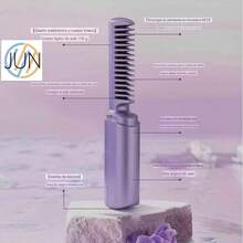 Portable Comb For Straightening Hair With Negative Ions (Random Color) - Multicolor - View 4