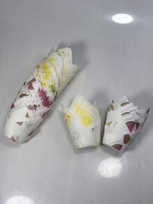 50pcs/100pcs Watermelon/Lemon/Tulip Cupcake Liners, Non-Stick Baking Cups, Suitable For Birthday, Wedding, Holiday Party Decoration, Catering Events - Multicolor - View 4