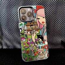Japan T-Tokidokis Phone Case For  16,15,14,13,12,11,8,7,Pro,Max,Plus,Mini,XS,SE Anti Fall Black Matte Hard.Christmas Accessories..Holiday Phone Accessories. Cover 17 Pro Max 14 Cases Fundas Pink Phone Case Y2k Phone Case Family Bear Phone Case Gifts For Men 17 Pro Case S25 Ultra Case For 17 Pro Max Gifts For Women Fall Funda Para Pink Christmas Anime Mobile Phone Case - Z6 - Xem 8