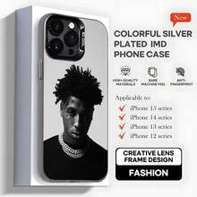 Funda para teléfono Y-YoungBoy Never Broke A-Again para iPhone17,16,15,14,13,12,11,Pro,MAX,plus, cubierta negra mate a prueba de golpes - Z5 - Ver 4