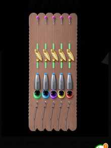 一套5件装德州钓组钓鱼套装，适用于鲈鱼垂钓，包含卡罗莱纳钓组、钓具、鱼钩、鲤鱼钓组、毛钩钓组、预制鲱鱼饵、铅坠（3.5克、5克、7克、10克）。 - 彩色 - 查看 2