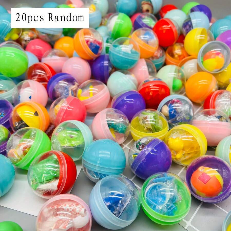 20/50 Peças Brinquedos Fofos Kawaii de Caixa Surpresa de 45mm, Estilos Variados, Adequados como Presentes de Ação de Graças, Natal, Aniversário, Meia de Natal, Prêmio de Carnaval, Ano Novo