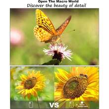 Lente macro de 75 mm para 16 15 14 13 Pro Moto  telfono Android, lente de cmara con clip, imgenes de primer plano - Grande - Ver 3