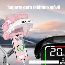 AMAZING VISION 1 pieza Soporte de teléfono móvil para bicicletas eléctricas montadas, casco de cinturón de sombra para motocicletas, soporte de navegación para baterías a prueba de lluvia, adecuado para bicicletas eléctricas, scooters y motocicletas - Negro - Ver 2
