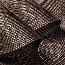 FunWheat Round Braided Placemats Set Of 6 Table Mats For Dining Tables Woven Washable Non-Slip Place Mats 15 Inch (Brown, 6pcs),Brown15inchessetof6 - Brown15inchessetof6 - View 5
