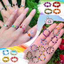 7400+Pcs Beads Kit, Fashion For Friendship Bracelets Necklaces Phone Chain Handmade Crafts DIY Jewelry Making Supplies - Multicolor - View 4