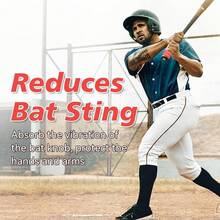 Paquete de 5 Anillos de estrangulación para Bate de béisbol para jóvenes, béisbol, softbol, teeball Tball, Anillo de estrangulación, Perilla de Bate de béisbol, Accesorios para Bate de - Rojo - Ver 6