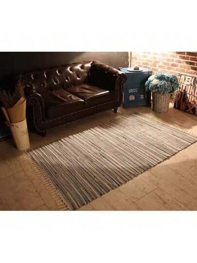 Nordic made Woven Pure Katoenen Long Tafel Runner, Sofa Cushion, Vloer Mat, Vloerkleed