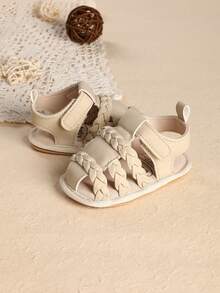 Infant/Toddler Girls' Soft Bottom Breathable Walking Sandals, 0-3-6-12 Months, Summer - Apricot - View 5