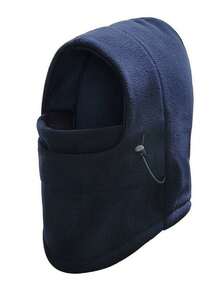 1 Pc Windproof Thicken Warm Cap Unisex Winter Outdoor Sports Multifunctional Fleece Head Cover Soft Warm Riding Mask Hat - Multicolor - View 2