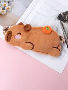 1pc Polyester Cute Panda Shaped Eye Mask, Lightweight & Blackout, Suitable For Women Daily Rest - Multicolor - View 7