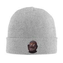 Team Fortress 2 TF2 Spy Gmod Face Funny Meme Red Knitted Hat Winter Warm Wool Hat Unisex Knitted Hat Fashion Winter Hat Knitted Product Funny Meme Design Unisex Fashion Warm Wool Hat Casual Wear - 藏青 - 查看 7