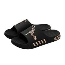Zapatillas de EVA de suela suave de otoño para hombres 2025, uso al aire libre, sandalias de suela gruesa resistentes al desgaste, zapatos de ducha antideslizantes para el baño - Caqui [Tallas grandes para hombre] - Ver 7