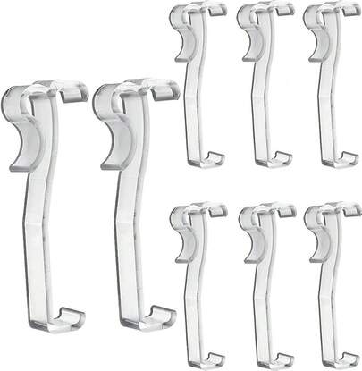 10pcs 3-1/4" Valance Clips For Faux Wood Blinds Dirsty Cover Holder Clips