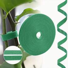 Self-Adhesive Plant Tying Tape - Stretchable Hook & Loop Garden Ties, Green Flexible Garden Supports, Plastic Tree Support Tape For Securing Plants, 393.7 Inch Length, Suitable For Vines, Stems And Cables, Multipurpose Hook & Loop Tape, Ensures Gardening Tasks, Flexible Design, Easy To Apply Tape - Mint Green - View 5
