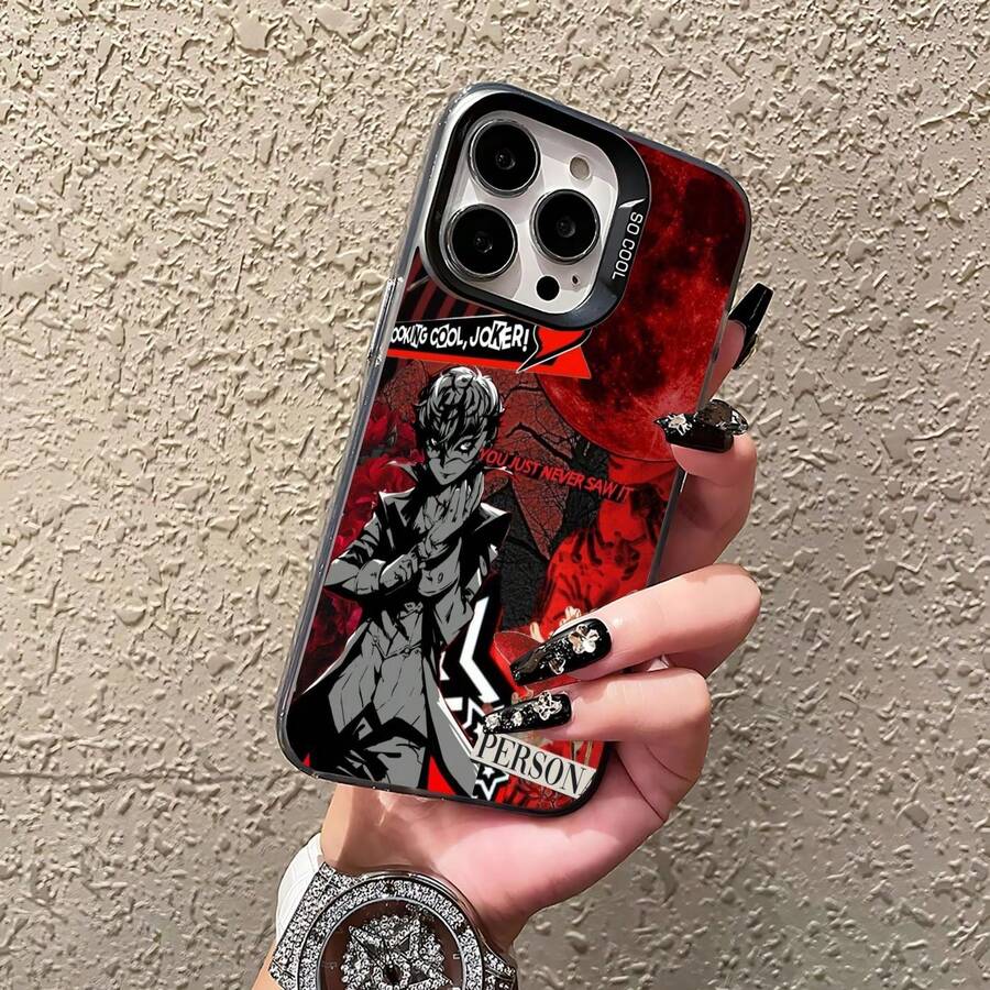 Diseño artístico elegante y simple para 17 16 15 14 13 12 11 ProMax Plus, funda protectora de alto valor, a prueba de golpes, colores variados, festival de anime, tecnología y navidad Christmas, accesorio para regalos navideños y eventos festivos temporada - Blanco - Ver 1