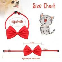 20色纯色宠物项圈，适合小型和中型犬猫，宠物美容配件，可调节宠物领结，20色混装纯色宠物项圈，适合小型和中型犬猫，宠物美容配件